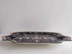 Grande soupière et plateau de service faïence de Gien - Renaissance