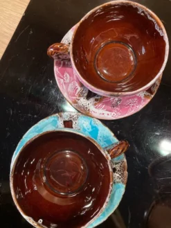 2 grandes tasses déjeuners Vallauris