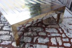 Grande Table Basse Années 70 Attribué A La Maison Jansen