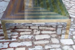 Grande Table Basse Années 70 Attribué A La Maison Jansen