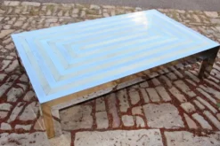 Grande Table Basse Années 70 Attribué A La Maison Jansen