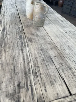 Grande Table basse de ferme avec 8 tiroirs