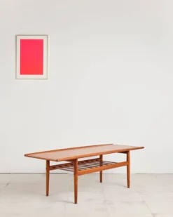 Grande table basse de Grete Jalk, design danois Mid-Century