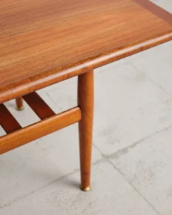Grande table basse de Grete Jalk, design danois Mid-Century