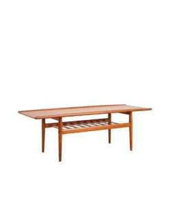 Grande table basse de Grete Jalk, design danois Mid-Century