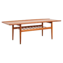 Grande table basse de Grete Jalk, design danois Mid-Century