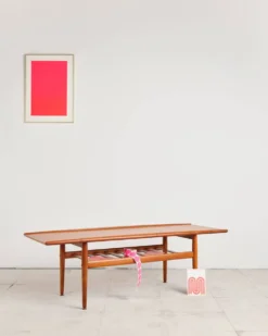 Grande table basse de Grete Jalk, design danois Mid-Century