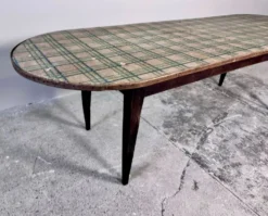 Grande table bistrot ovale dimensions 255 cm