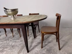 Grande table bistrot ovale dimensions 255 cm