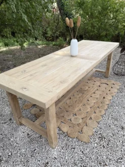 Grande table bois massif 238cm