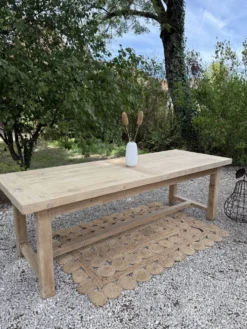 Grande table bois massif 238cm