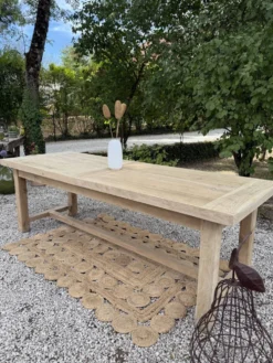 Grande table bois massif 238cm