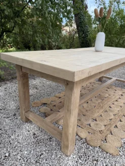 Grande table bois massif 238cm