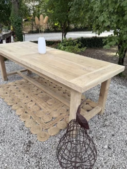 Grande table bois massif 238cm