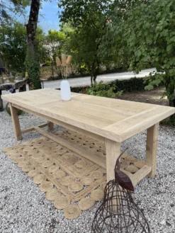 Grande table bois massif 238cm