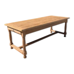 Grande table de ferme en chêne massif