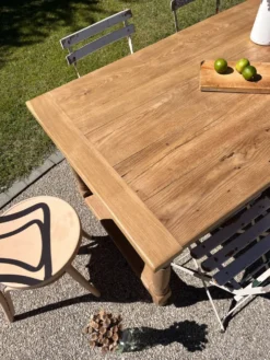 Grande table de ferme en chêne massif