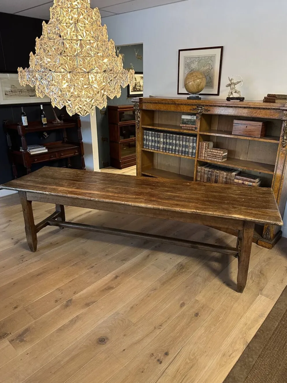 Grande table de ferme française