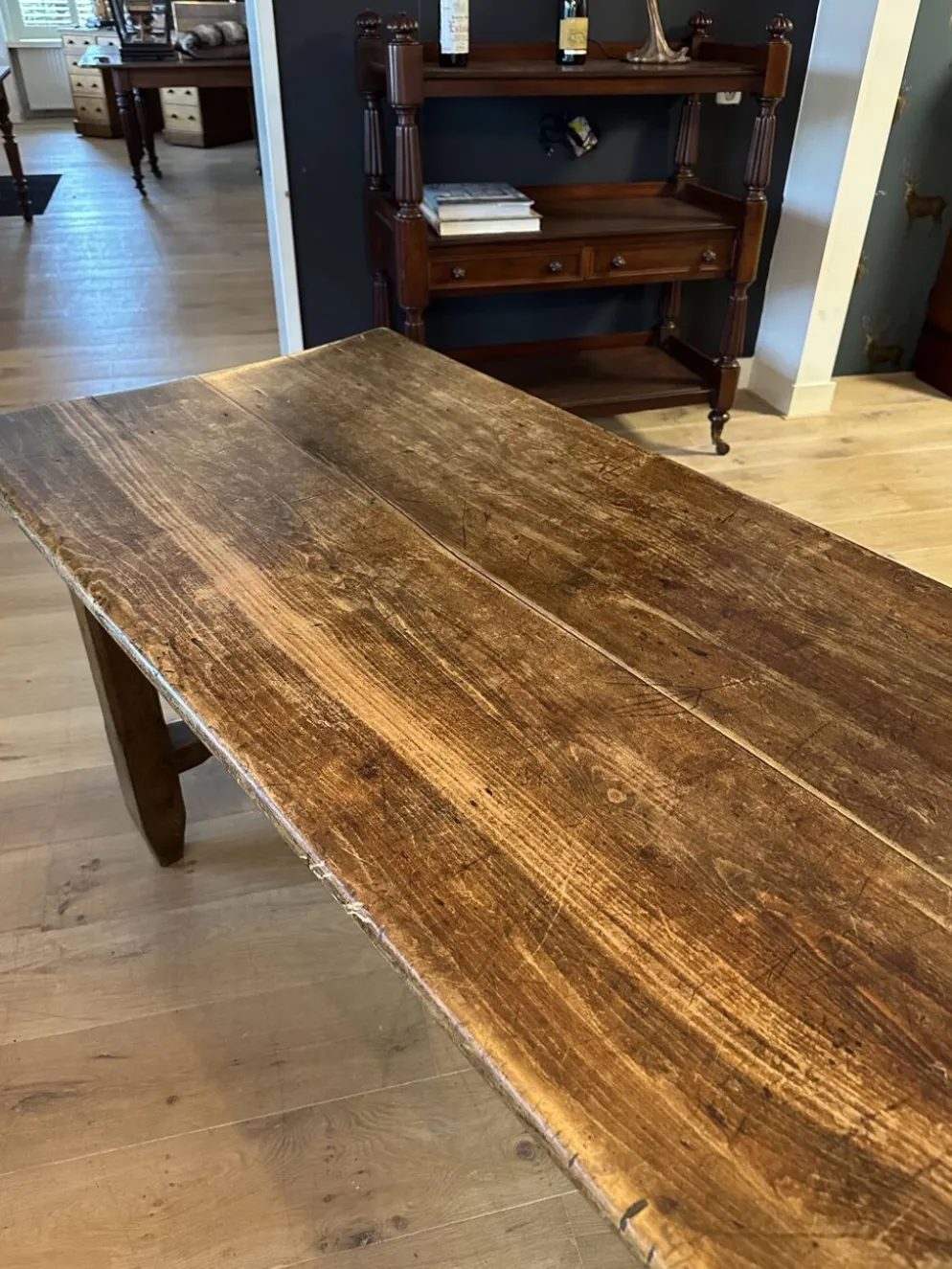 Grande table de ferme française