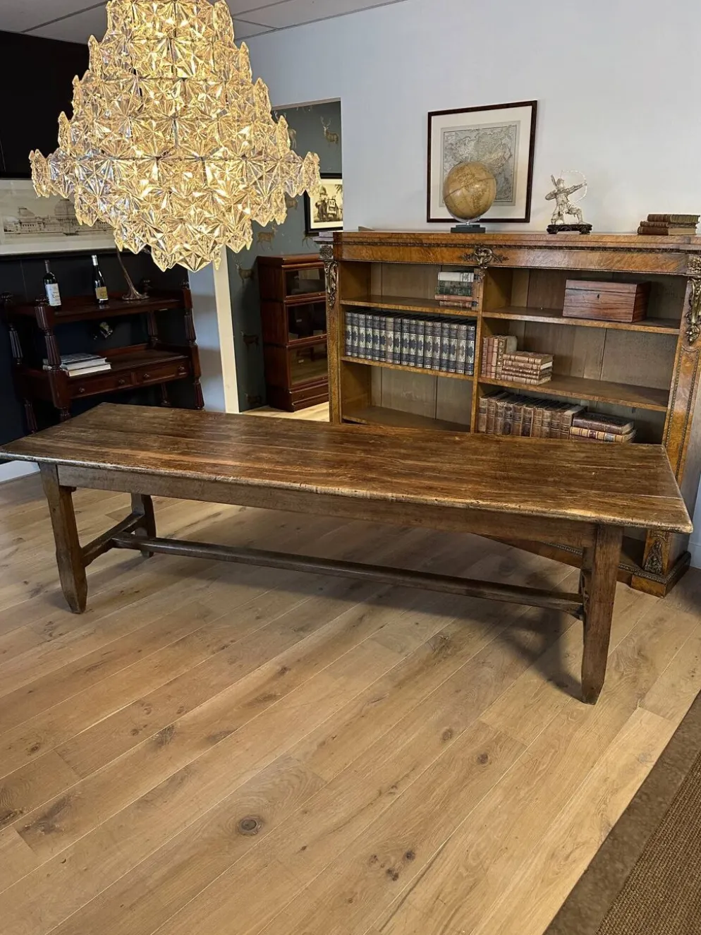Grande table de ferme française