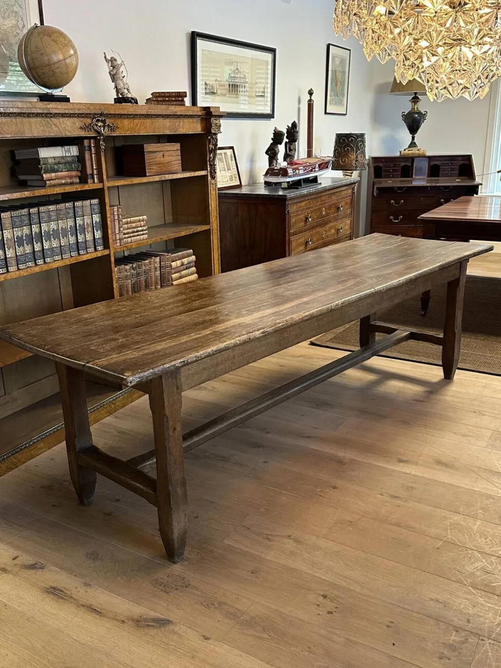 Grande table de ferme française