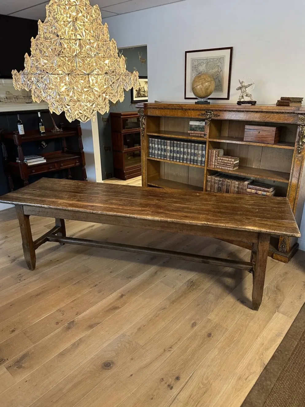 Grande table de ferme française