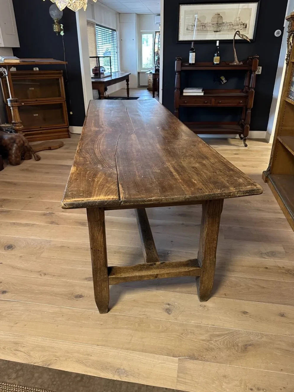 Grande table de ferme française