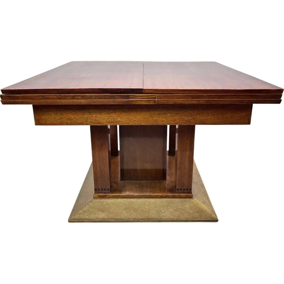 Grande table de salle à manger pour 16 personnes attr. à Joseph Maria Olbrich