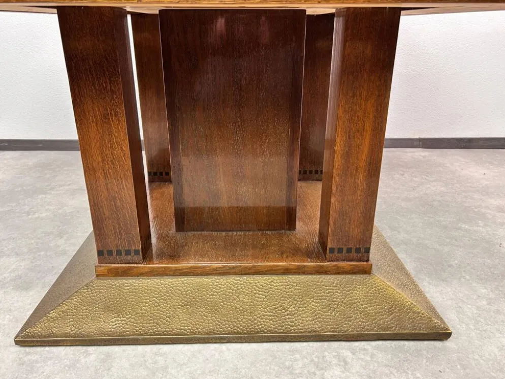 Grande table de salle à manger pour 16 personnes attr. à Joseph Maria Olbrich