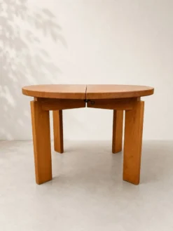 Grande table extensible Maison Regain en orme massif