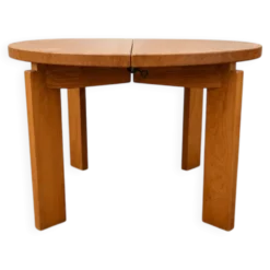 Grande table extensible Maison Regain en orme massif