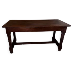 Grande table Louis XIII d'époque en chêne massif