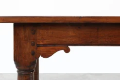Grande table à manger en chêne français, style Renaissance, vers 1880