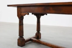 Grande table à manger en chêne français, style Renaissance, vers 1880
