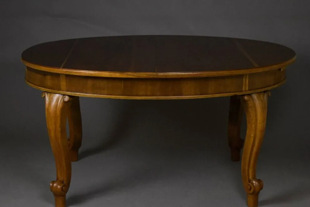 Grande table à manger extensible en chêne, début du 20e siècle