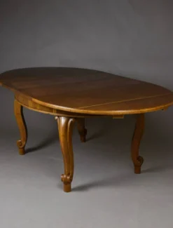 Grande table à manger extensible en chêne, début du 20e siècle