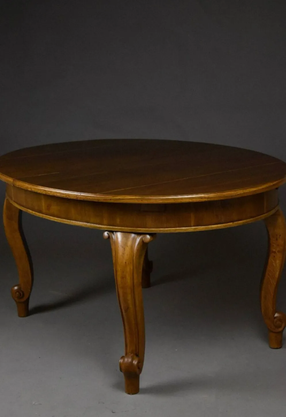 Grande table à manger extensible en chêne, début du 20e siècle