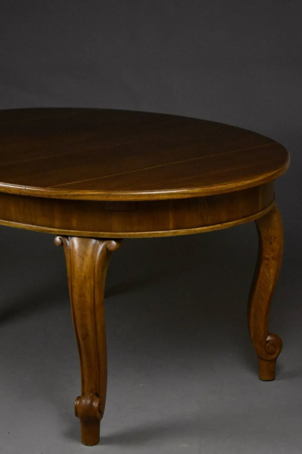 Grande table à manger extensible en chêne, début du 20e siècle