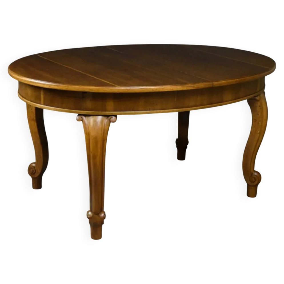 Grande table à manger extensible en chêne, début du 20e siècle