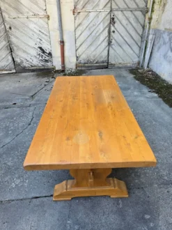 Grande table monastère en chêne massif – Fabrication artisanale française