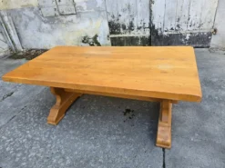 Grande table monastère en chêne massif – Fabrication artisanale française