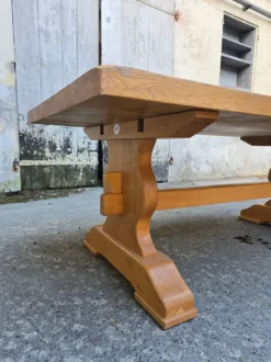 Grande table monastère en chêne massif – Fabrication artisanale française