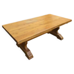 Grande table monastère en chêne massif – Fabrication artisanale française