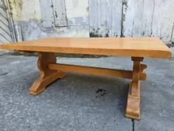 Grande table monastère en chêne massif – Fabrication artisanale française