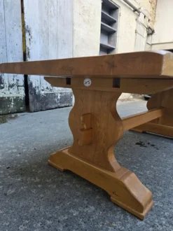 Grande table monastère en chêne massif – Fabrication artisanale française