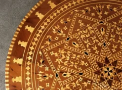 Grande Table à Thé Marocaine en Marqueterie – XXe