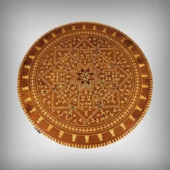 Grande Table à Thé Marocaine en Marqueterie – XXe