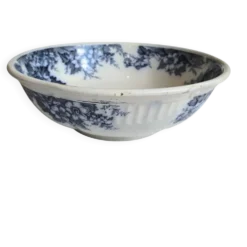 Grande vasque ancienne anglaise A.B & Co modèle May – flow blue floral