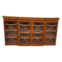 Grande Vitrine Bibliothèque de Style Anglais à Croisillons