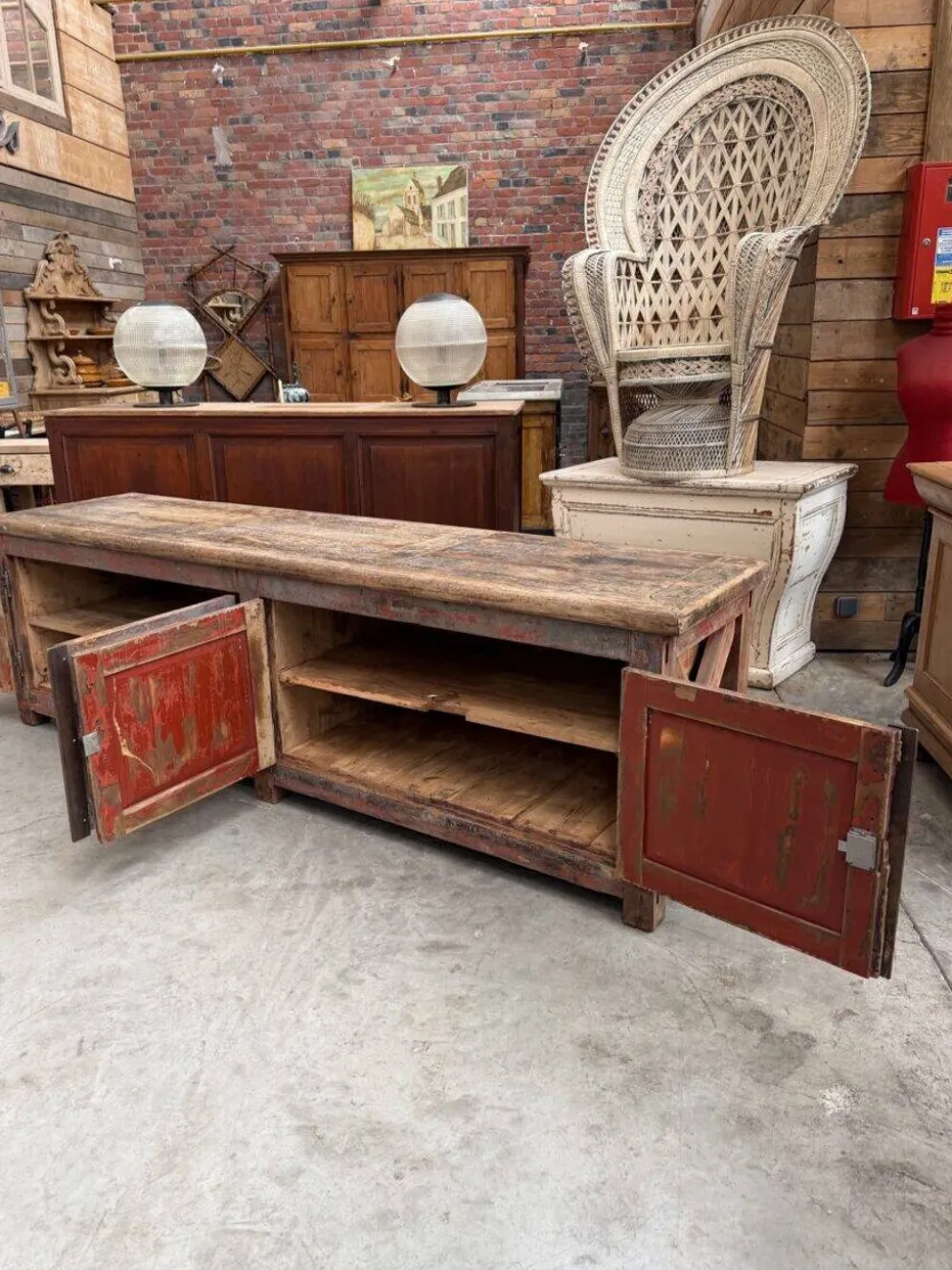 Grand meuble d’atelier début XXème